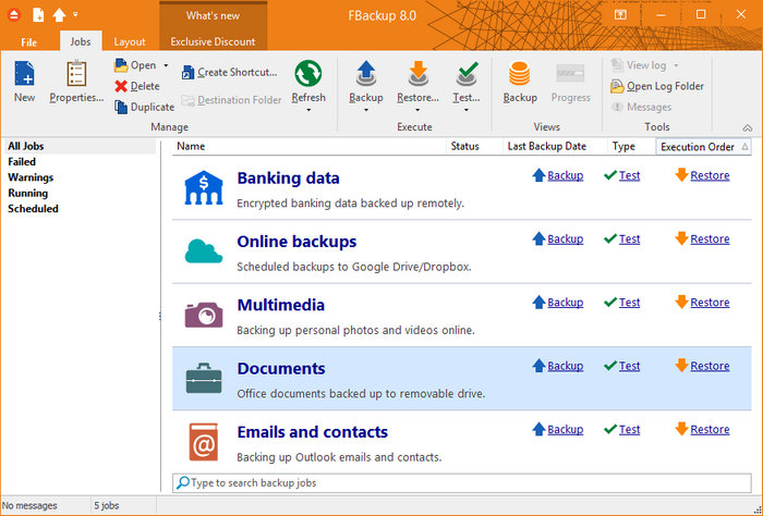 FBackup Free 9.9 Build 948