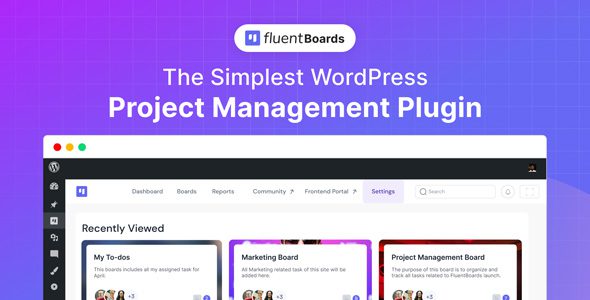 Fluent Boards Pro 1.32 - Project Management Plugin for WordPress