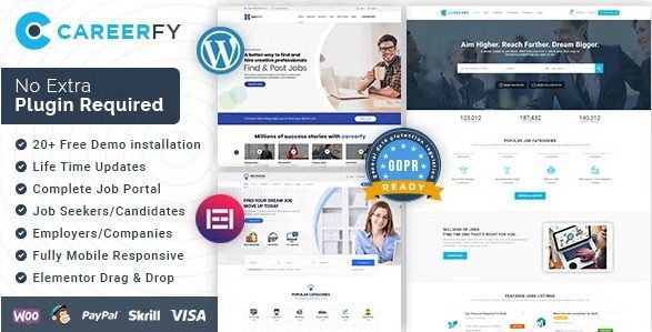 Careerfy 9.7.5 - Job Board WordPress Theme