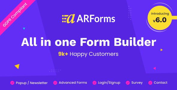 ARForms 6.8.1 - WordPress Form Builder Plugin