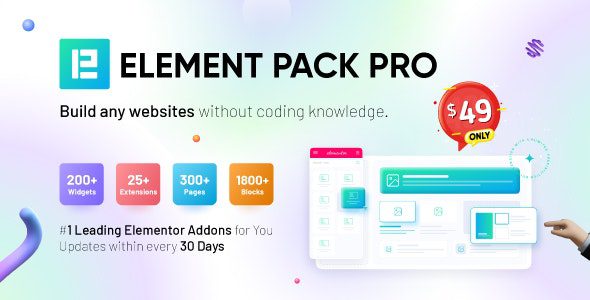 Element Pack 7.18.0 - Addon for Elementor Page Builder WordPress Plugin