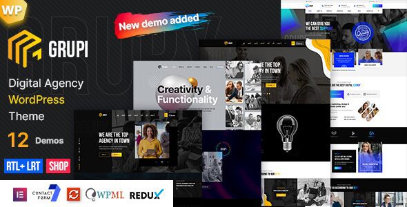 Grupi 1.5.5 - Digital Agency WordPress Theme